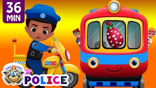 ChuChu TV Police Chase Thief in Police Car to Save Huge Surprise Egg Toys Gifts – The Train Escape