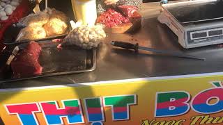 HÔM NAY ĂN GÌ l Hôm nay đi chợ mua thịt bò.