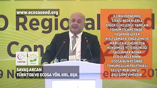 ECOSA BÜNYESİNDE TOHUMCULUK POLİTİKASI GELİŞTİRMEK ASLİ GÖREVİMİZDİR - TÜRKTOB -