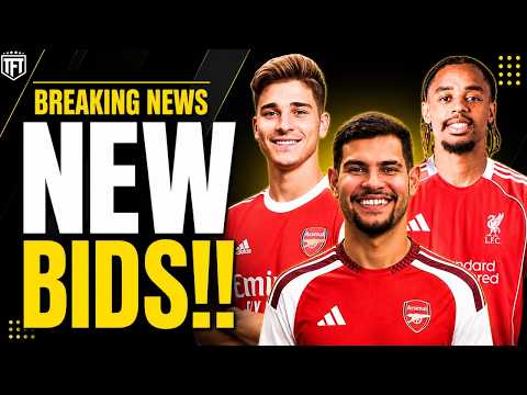 Barcola to Liverpool DEAL.... United to HIJACK🤔 Bruno Guimarães to Arsenal NEW BID! Alvarez Update🚨