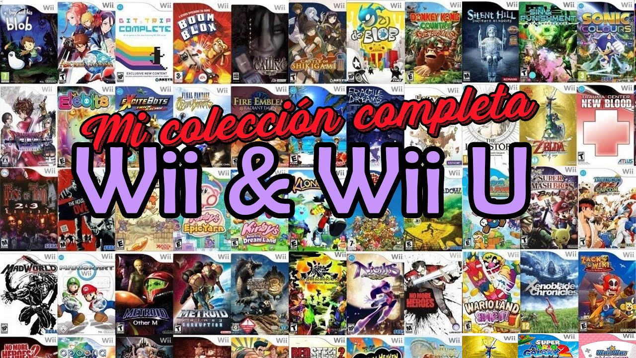 TODA mi colección de juegos de Wii (75) y Wii U (9) 🎮