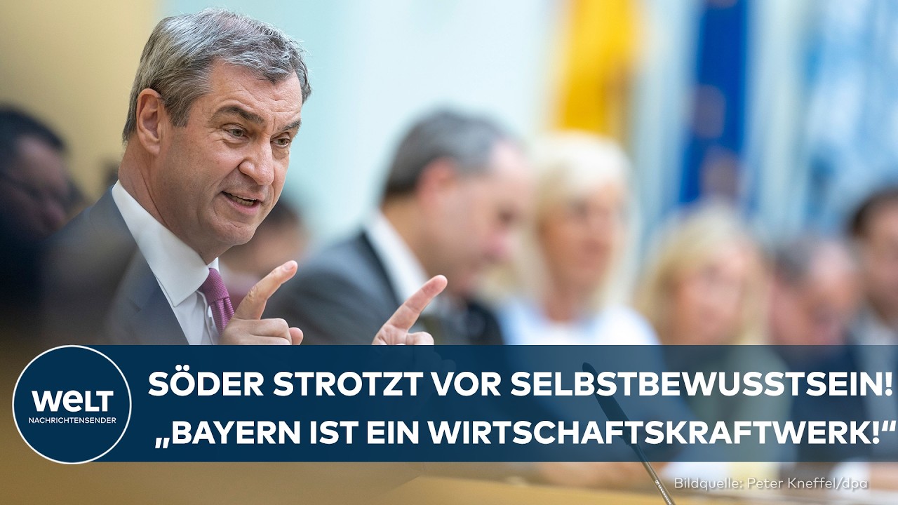 BAYERN: Söder peitscht sein Land auf den richtigen Kurs ein! „Economy First ist das Generalmotto“