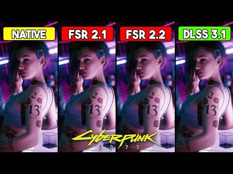 CYBERPUNK: FSR 2.1 vs. FSR 2.2 MOD vs. DLSS 2.5.1 vs. NATIVE 1440p | RTX 3060Ti