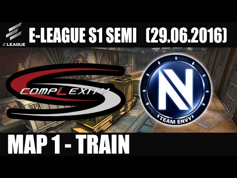 compLexity vs Team EnVyUs | Map 1 (Train) E-LEAGUE Group F (29.06.2016) [CSGO]