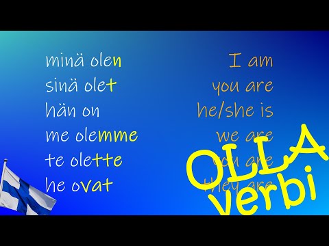 To Be verb - Olla verbi - Finnish Lesson