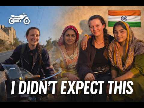 What Happens When a Solo Woman Rides into Rural India?! 🇮🇳 - Motorbike adventure #1