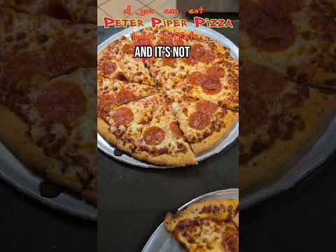 Best lunch deal? $10.99 All You Can Eat Pizza! Peter Piper Pizza's 🍕