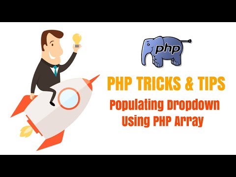 Populating Drop Down Menus Using Php Array Drop Down Menu Using Php