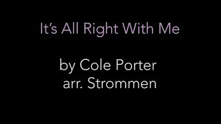 It’s All Right With Me | Porter, arr. Strommen | Troy University Jazz Ensemble