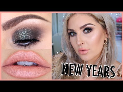 NYE Sparkly Makeup Tutorial! ✨😚 Chit Chat GRWM 💕 Video