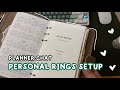 My Planner Situation | Personal Rings | Mini Rings| Filofax