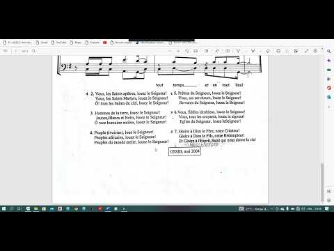 LA GRANDE LOUANGE DE EUGENE ABOKEY (Vous les Chérubins louez le seigneur)