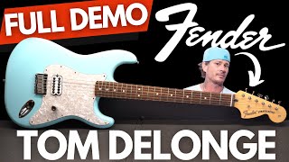 Video thumbnail for NEW Fender Tom DeLonge Stratocaster FULL DEMO by Play and Trade Guitars