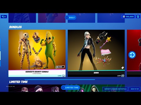 *NEW* HARVEST'S BOUNTY BUNDLE IN ITEMSHOP *PREVIEW*