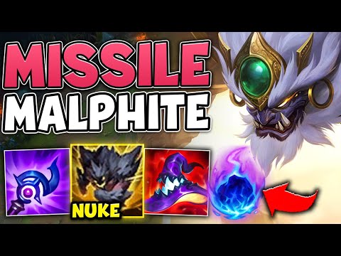 MALPHITE, BUT IM A MISSILE WITH 850 AP! ONE SHOT EVERY 30 SECONDS