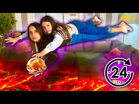 VIVO SENZA TOCCARE per TERRA per 24 ORE 🔥👟😱