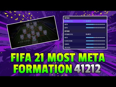 Why The 41212 Is The *NEW* Most META Formation In FIFA 21 | Custom Tactics & Player Instructions!!