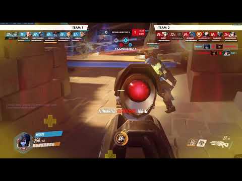 Overwatch cheating Widow - Misery in gold