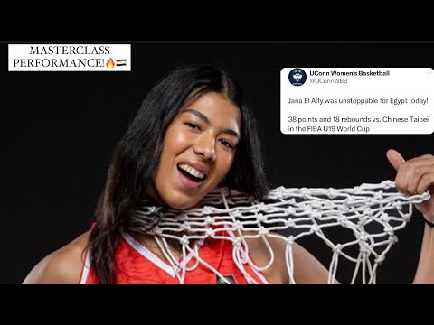 Jana El Alfy - MASTERCLASS PERFORMANCE! 38 pts & 18 rebs 🇪🇬🐺