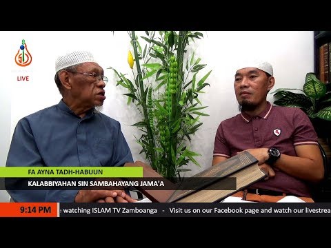 In Sambahayang Jama'a iban Sambahayang Lahu' (Tausug)