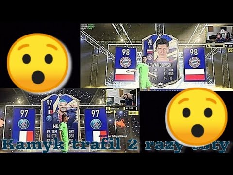 Kamyk trafił Lewandowskiego 98 i Mbappe 97 toty!!!