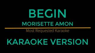 Begin - Morissette Amon (Karaoke Version)