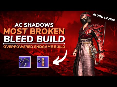Enemies Melt Instantly – Best Endgame Bleed Build (AC Shadows Naoe)