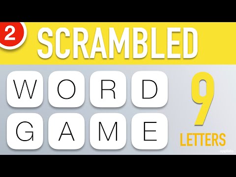 Scrambled Word Games Vol. 2 - Guess the Word Game (9 Letter Words)