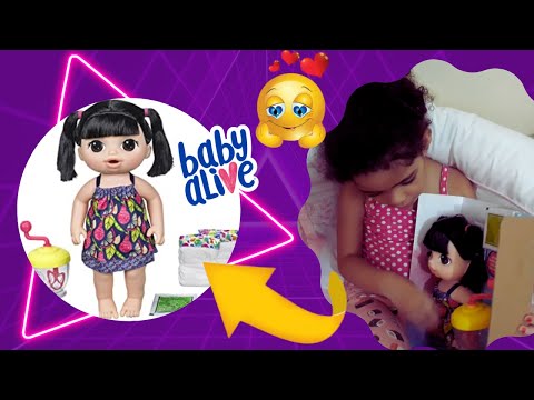 UNBOXING | MINHA 1ª BABY ALIVE  !! 😍👧🏻