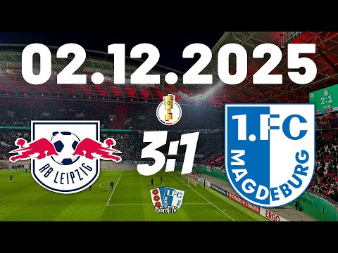 RB LEIPZIG vs 1.FC MAGDEBURG (3:1) Von Fans für Fans - Emotionen pur | 02.12.2025