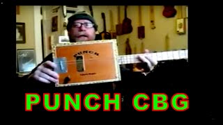 Bluesboy Jag Punch Humbucker Cigar Box Guitar, Wonderful Slide tone!!