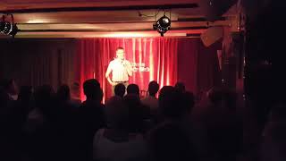 Jonas Sjögren Stand Up tävling vid Stockholm Comedy Club