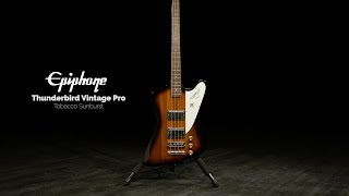 Video thumbnail for Epiphone Thunderbird Vintage Pro Bass, Tobacco Sunburst | Gear4music demo by Gear4music Guitars