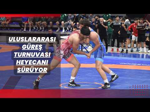 Uluslararası Güreş Turnuvası Heyecanı Sürüyor