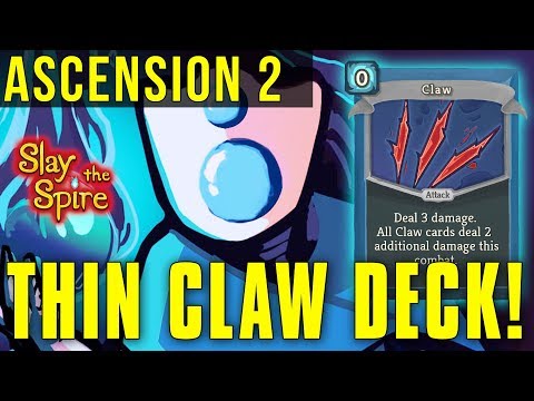 THIN CLAW DECK! - ASCENSION MODE 2 THE DEFECT [Slay The Spire]