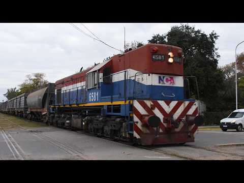 [4K] Tren vacio de NCA con destino a General Deheza pasando por Marcos Juárez!!!!!!