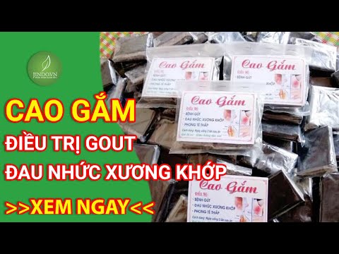 Tác dụng bất ngờ từ cao gắm điều trị bệnh Gout (gút), đau nhức xương khớp