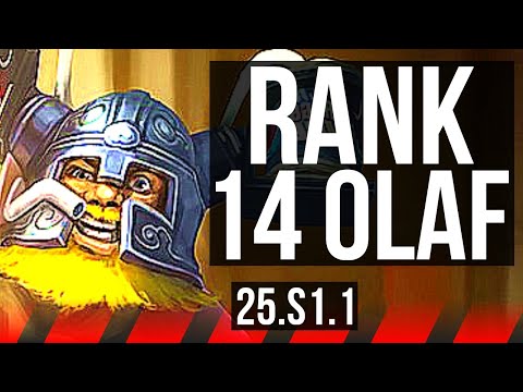 OLAF vs KENNEN (TOP) | 69% winrate, 5/2/9, Rank 14 Olaf | NA Master | 25.S1.1