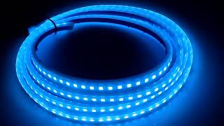 71inch/1.8m  Blue #ledlightbar #ledlightstrips for Car ATVs UTVs SUVs Hood Decorative Atmosphere