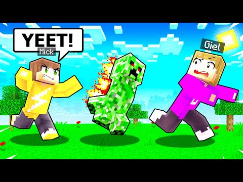 Insane Minecraft Challenge - Throwing Anything in Mick 2