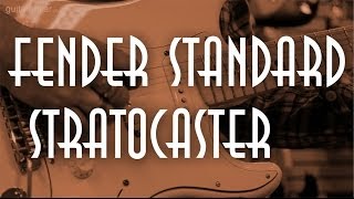 Video thumbnail for Fender Standard Stratocaster by GUITARGUITAR