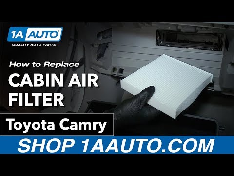 How to Replace Cabin Air Filter 06-11 Toyota Camry