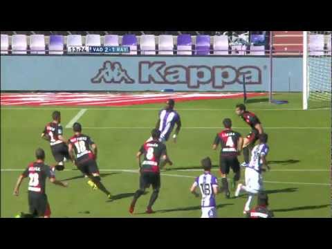 Gol de Manucho (2-1) en el Real Valladolid - Rayo Vallecano Jornada 6
