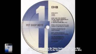 Pet Shop Boys - How Can You Expect To Be Taken Seriously (Momo Mix)