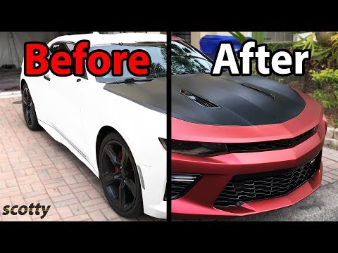 How to Plasti Dip Your Car - Chevy Camaro - with Scotty Kilmer
