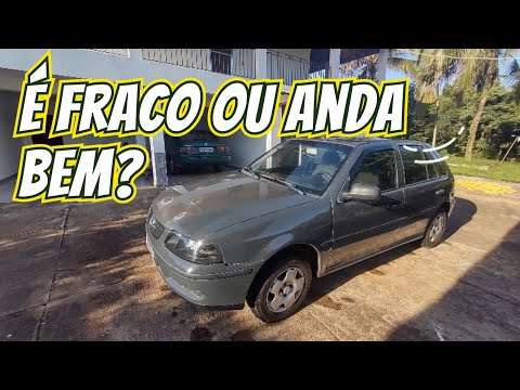 GOL G3 1.0 8V ANDA BEM? TESTEI O 0 A 100 DELE!
