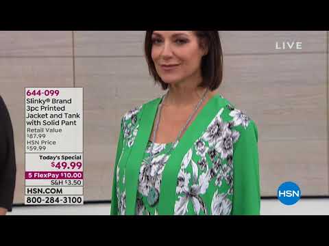 HSN | Slinky Brand Fashions 01.10.2019 - 08 AM