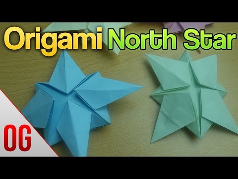 North Star Origami Tutorial | How to make an Origami North Star