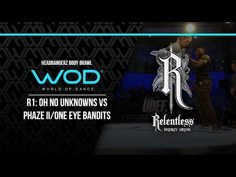 Oh No Unknowns vs Phaze II/One Eye Bandits | Headbangerz BBoy Brawl Round 1 | #WODLIVEOC