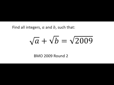 A BMO problem from 2009